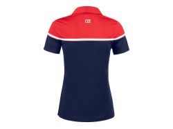 Seabeck Polo Woman (dark navy/red)