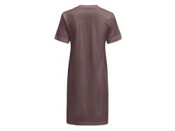 American T-Shirt Dress Woman (dusty red)
