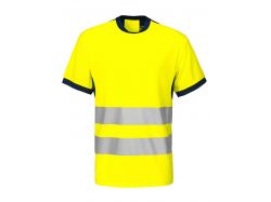 6009 T-Shirt En Iso 20471-Class 2 (yellow/navy)