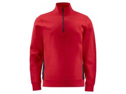2128 Sweatshirt 1/2 Zip (red)