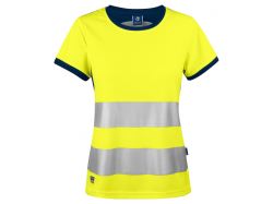 6012 T-Shirt Women En Iso 20471-Class 2/1 (yellow/navy)