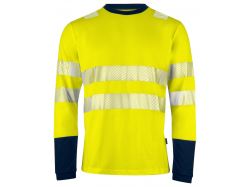 6014 T-Shirt L/S Cl. 3/2 (yellow/ navy)