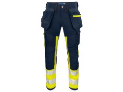 6540 Waistpant En Iso 20471 Class 1 (yellow/navy)