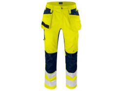 6570 Waistpant Stretch En Iso 20471 Class 2 (yellow/navy)