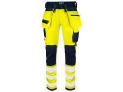 6573 Waistpant Stretch Cl. 2/1 (yellow/navy)
