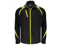 2328 Microfleece Jacket (black/yellow)
