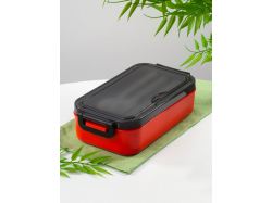 Ланчбокс Pranzo, красный с черным