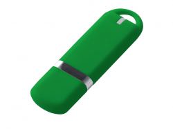 USB-флешка на 8 ГБ 3.0 USB, с покрытием soft-touch, зеленый