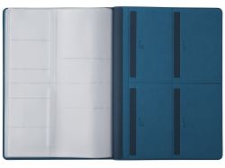 Органайзер Favor 2.0 для семейных документов на 4 комплекта документов, формат А4, синий