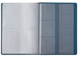 Органайзер Favor 2.0 для семейных документов на 4 комплекта документов, формат А4, синий