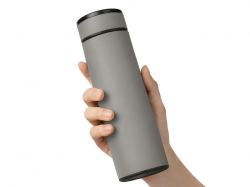 Вакуумный термос "Vacuum Flask C1", soft touch, 420мл, серый