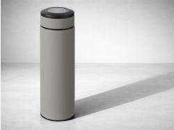 Вакуумный термос "Vacuum Flask C1", soft touch, 420мл, серый