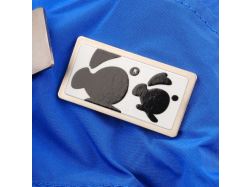 Значок Sanga Matto, серебристый