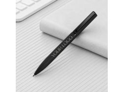 Ручка шариковая металлическая «Siegfried Silver» soft-touch с зеркальным слоем