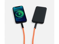 Кабель-ланьярд energyFlex Power Delivery 60 Вт, оранжевый