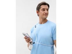 Кабель-ланьярд energyFlex Power Delivery 60 Вт, белый