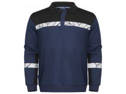 7100 Polo Sweatshirt (navy/black)