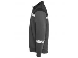 7100 Polo Sweatshirt (grey/black)