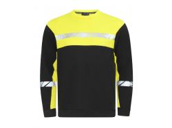 7101 Crewneck Sweatshirt (black/yellow)
