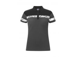 7006 Polo Pique Woman (grey/black)