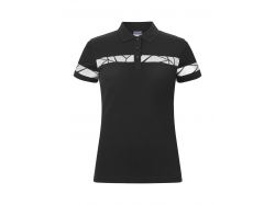 7006 Polo Pique Woman (black/black)