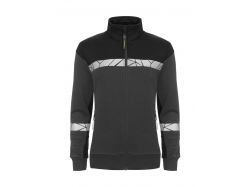7105 Full Zip Sweatshirt (grey/black)