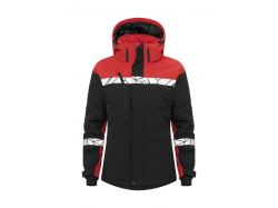 7418 Softshell Jkt Padded Woman (black/red)