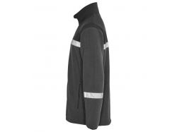 7300 Full Zip Fleece (grey/black)