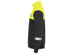 7102 Sweatshirt 1/2 Zip Pgl (black/yellow)