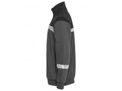 7103 Full Zip Sweatshirt (grey/black)