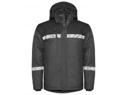 7413 Softshell Jkt Padded Pgl (grey/black)