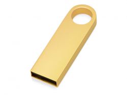 USB 2.0- флешка на 16 Гб с мини чипом, компактный дизайн с круглым отверстием