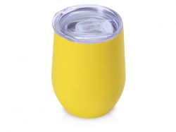 Подарочный набор с термокружкой и повербанком С2, 10000 mAh, желтый