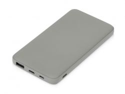 Подарочный набор с термокружкой и повербанком С2, 10000 mAh, серый