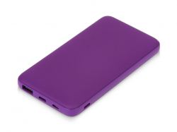 Подарочный набор с термокружкой и повербанком С2, 10000 mAh, фиолетовый