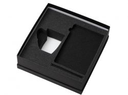 Подарочный набор с блокнотом С1, металлической ручкой и кружкой, черный