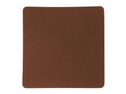 ПАТЧ КВАДРАТ nubuk (коричневый ) 5,5 х 5,5 см