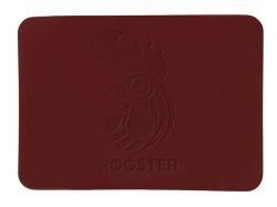 ПАТЧ ПРЯМОУГОЛНЫЙ soft-touch (коричневый ) 5,0 х 7,0 см