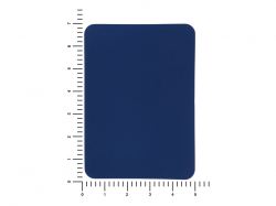 ПАТЧ ПРЯМОУГОЛНЫЙ soft-touch (синий) 5,0 х 7,0 см