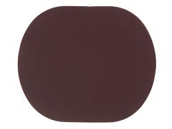 ПАТЧ ОВАЛ soft-touch (коричневый ) 6,0 х 5,0 см
