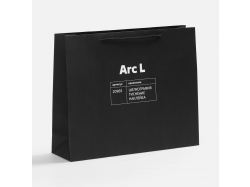 Пакет бумажный Arc M, черный