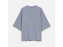 Футболка оверсайз унисекс T9, серая