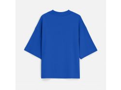 Футболка оверсайз унисекс T9, синяя