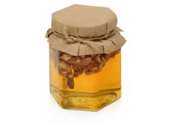 Подарочный набор: кукла фарфоровая, мёд с гецким орехом