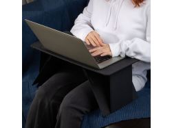 Складной стол для ноутбука с беспроводной зарядкой Kickstand Table, серый