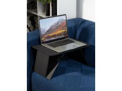 Складной стол для ноутбука с беспроводной зарядкой Kickstand Table, серый