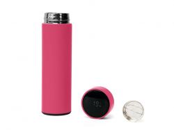 Подарочный набор "FAMILY" с термосом и термокружкой, розовый