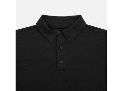 Рубашка поло унисекс Senti, черная