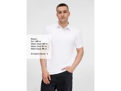 Рубашка поло унисекс Senti, белая