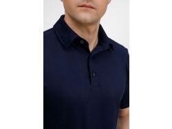 Рубашка поло унисекс Senti, темно-синяя